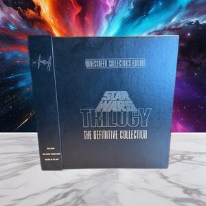 Star Wars Trilogy: The Definitive Collection Laserdisc Box Set 9 Discs Rare 🔥